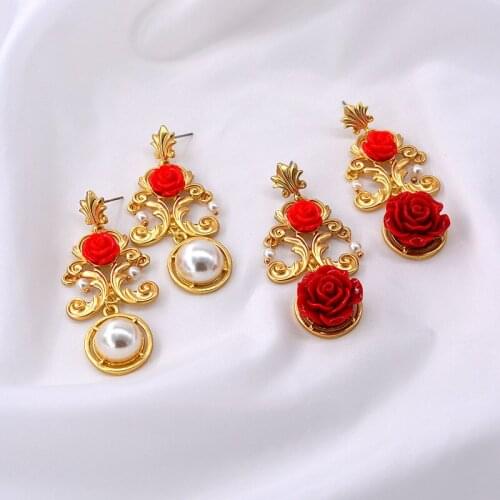 2019 Korean Star New Shiny Colorful Flower Heart Shaped Earrings For Women Vintage Long Tassel Earrings With Crystals Gifts