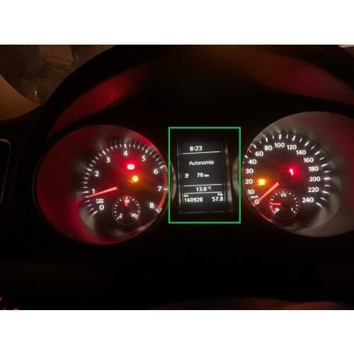 LCD Display For VW Golf 6 MK6 Tiguan Skoda Superb VDO Instrument Cluster L5F30709P00