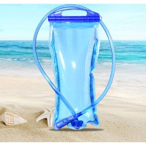 1-3L Large Capacity PEVA Water Bag Outdoor Hydration Water Bag Backpack Portable Folded No Odor Outdoor Drinking Package