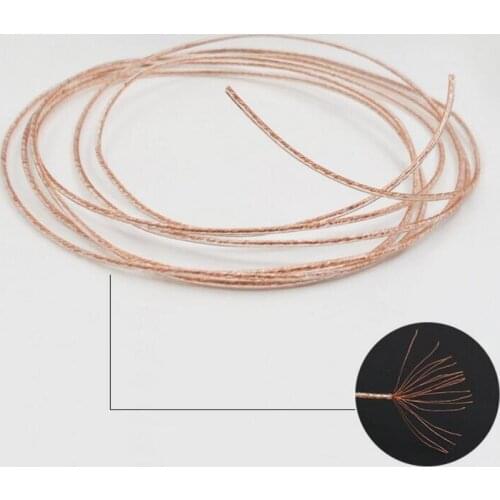 200Meters 18Cores Soft 7N OCC Signal Crystal Copper Wire Audio Cable For Repair DIY Earphone Headphone Cable Wire