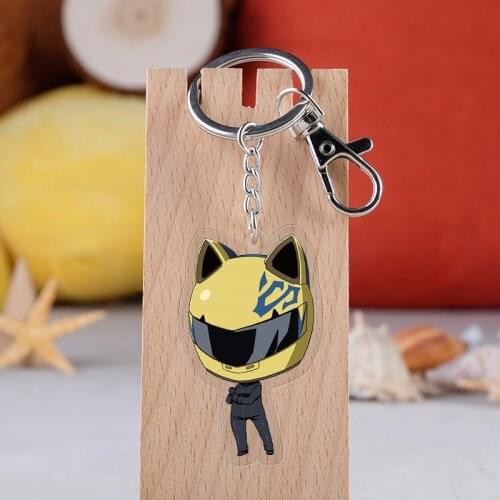 2019 New Arrival DuRaRaRa!! Japanese anime figure acrylic mobile phone charms keychain strap keyring