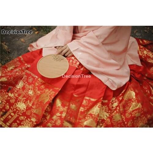 2021 hanfu skirt folk dance costume chinese traditional national fairy costume ancient ming dynasty princess stage outfits skirt
