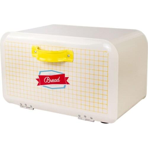 Large Bread Box Rustic Space-Saving Holder Counter Organizer Bread Storage Container for Farmhouse dinner Rolls