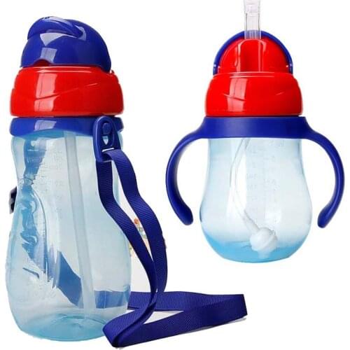 Baby Feeding Bottles Cups Kids Water Milk Bottle Soft Mouth Duckbill Sippy Infant Drink Training Feeding Bottle