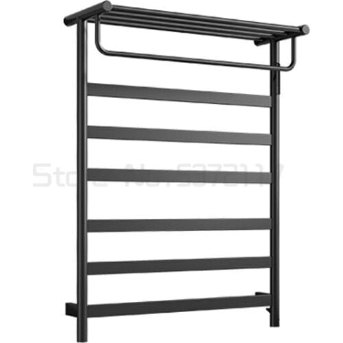 Electric towel rack hole free toilet drying bathroom storage rack wall mounted household bath towel rack