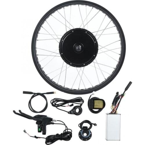 Electric Bike Kit 1500w Motor Wheel 48V E-Bike Kit LCD5 Electric Bicycle Conversion Kit Cassette Flywheel 20-26in Rear Hub Motor