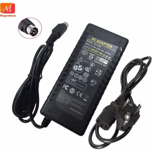 12V5A Switching Power Supply 4 Pin 60W AC DC Converter Adapter 4-Pin For LCD TV Monitor Flat Panel TV DVR Cable Cord Charger