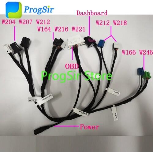 ELV EZS and DashBoard Test Platform Cable For Benz W164 W216 W221 W204 W207 W212 W166 W246 W218