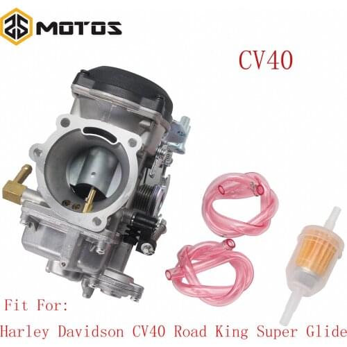 ZS MOTO Carburetor For Harley Davidson Dyna Electra Glide Fatboy Softail Sportster XLH1200 Sportster XL883 XLH883 27490-04 CV40