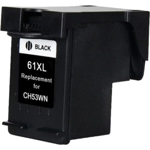 YLC 1pcs 61XL BK Compatible cartridge For HP61 XL For HP Deskjet 1000 1050 1055 2000 2050 2512 3000 J110a J210a J310a printer