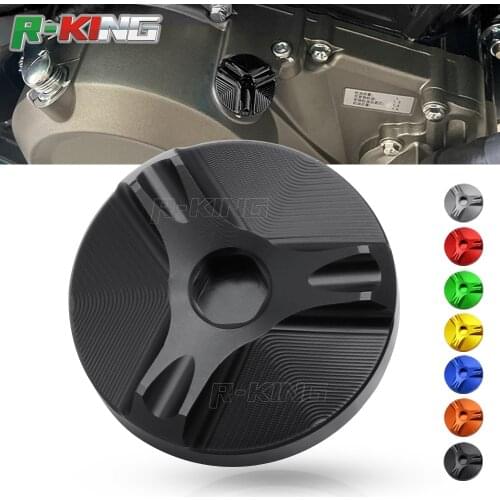 For Kawasaki Z250 Z750 Z1000 ZG1200 ZG1400 ZR-7 Motorcycle Accessories Engine Oil Cup Cover Oil Filler Drain Plug Sump Nut Cap