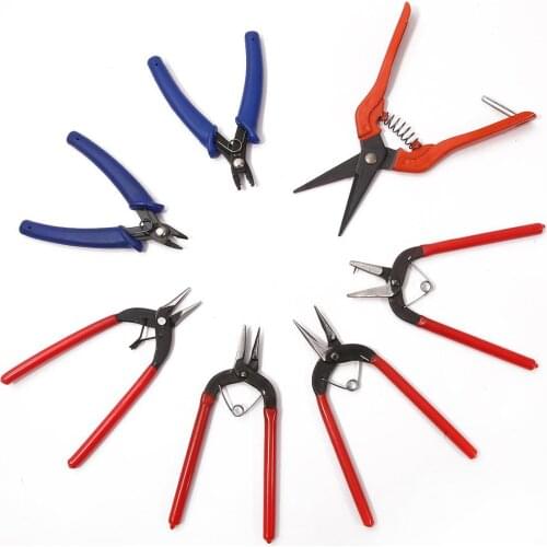 Multifunction Split Ring Opener Pliers Jewelry Beading Crimping Crimper Pliers Tool With Mini Diagonal Pliers DIY Hand Tools