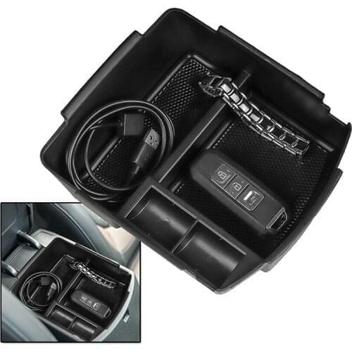 New High Quality Center Console Storage Box For Kia Seltos 2020-2021 Interior Organizer Tray Car Accessories