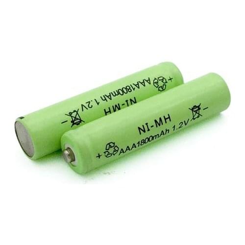 NEW DINTO 10pcs/lot 1800mAh NI-MH AAA Rechargeable Battery 1.2V 7# 3A Batteries for Toy Clock Camera Controller