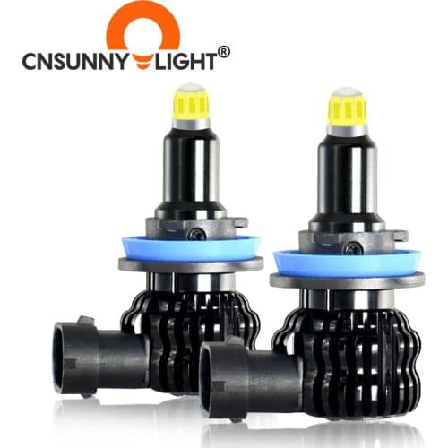 50W 12000Lm CANBUS H8 LED White H11 9006 880 H27 H1 H3 Fog Lights H16JP LED Bulb Car Driving Lamp for BMW Toyota Skoda Ford Lada