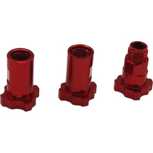Red Spray Gun Connector PPS Adapter Spray Gun Cup Adapter Pot Joints 16X1.5 14X1 For Spray Gun Disposable Measuring Cup