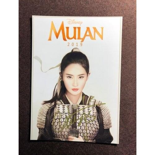 Hand signed Liu Yifei Crystal Liu MULAN autographed photo 5*7 012020P23