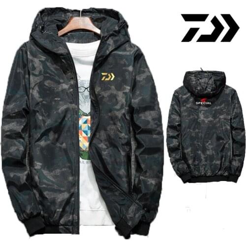 2020 Daiwa Fishing Jackets Men And Women Skin Clothing For Summer Light And Thin Breathable Quick Dry Camouflage Fishing Clothes