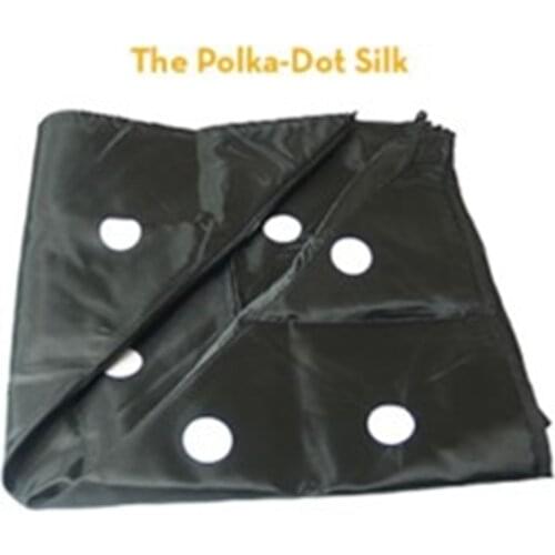 The Polka - Dot Silk (45*45cm) - Stage Magic Tricks Magician Gimmick Props Comedy Scarves Appearing / Vanishing Dots Magic Toys