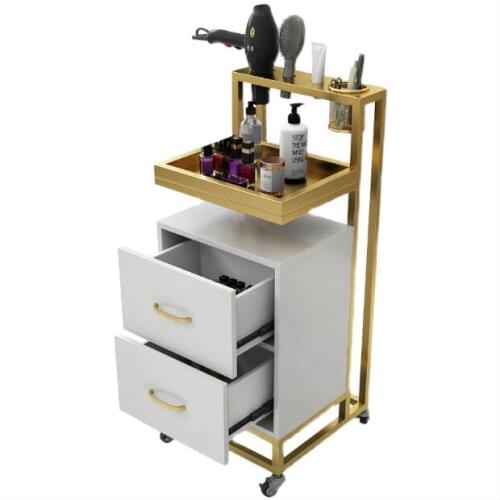 Net celebrity barber shop tool cabinet hair salon special multifunctional locker storage beauty salon trolley
