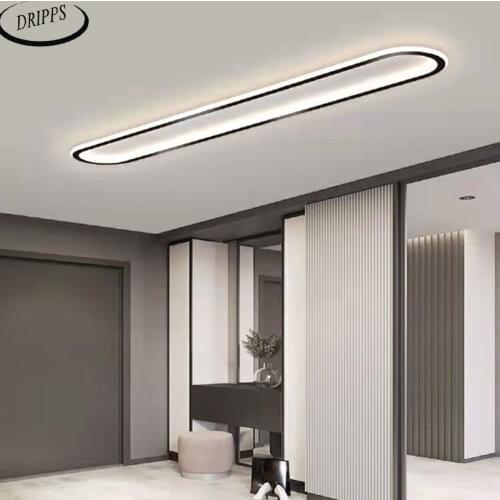 Modern LED ceiling lamp living room chandelier restaurant study long lamp corridor aisle lighting wholesale
