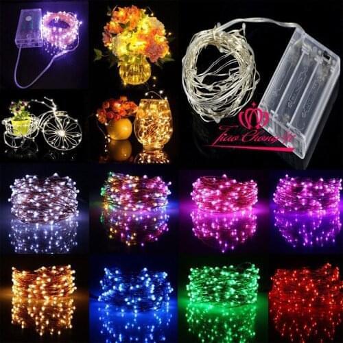 TiaoChongYi LED String Lights With Transparent Wire
