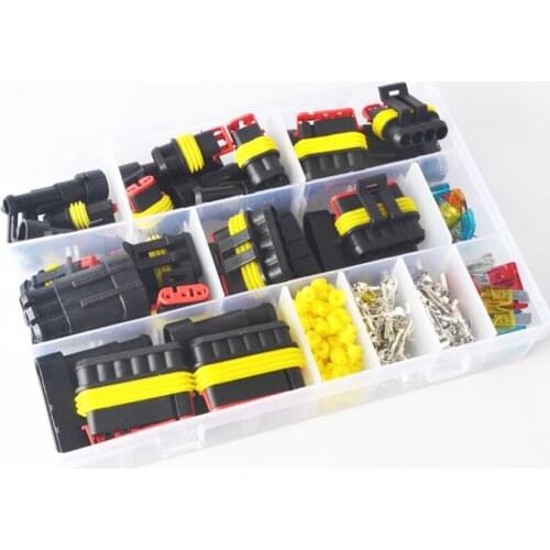 216Pcs 1-6 Pin Way Sealed Waterproof Electrical Wire Auto Connector Plug Set New Car Part Automotive Connectors Cable Adapter