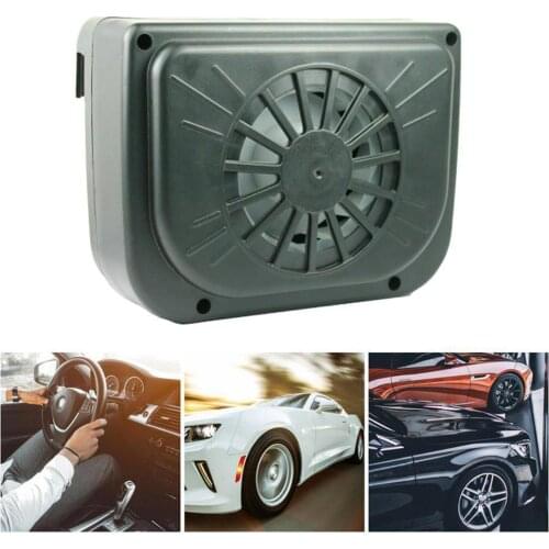 High Quality Car Auto Fan Air Black Solar Energy Vent Cooling System Ventilation Fans Purify Cool Window Car Radiator Air