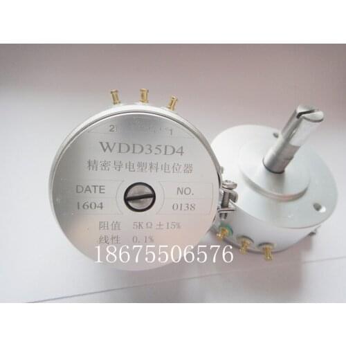 WDD35D4-5k conductive plastic angular displacement sensor accuracy of 50% life of 50% rotation switch