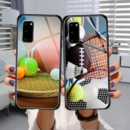 Cool sports tools Phone Case Tempered Glass For Samsung S7 S8 S9 S10E S20 21 30 Plus ultra Note 8 9 10 Plus A7 2018