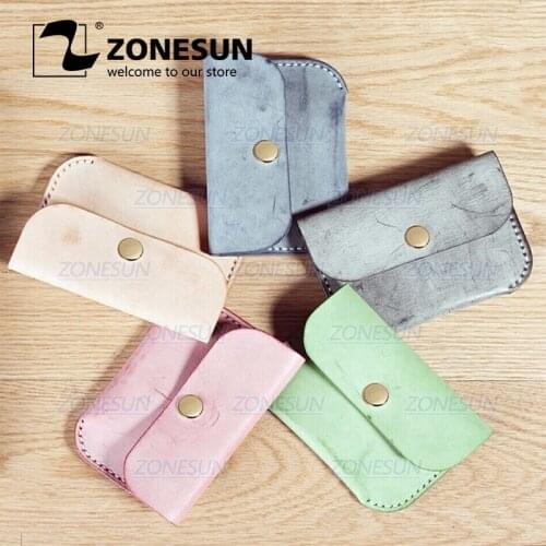 ZONESUN D6 Customized Leather Cutting Die Handicraft Tool Coin Purse Punching Coin Pouch Cutter Mold DIY Paper Laser Die Cuts
