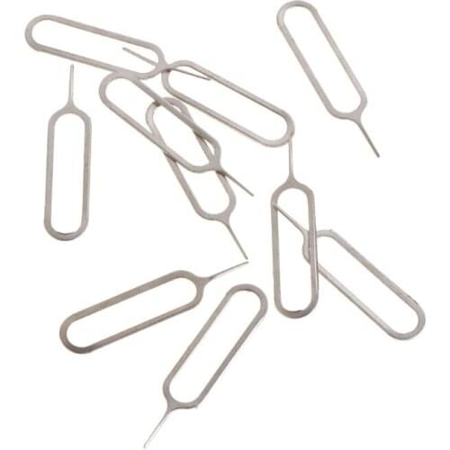10pcs Sim Card eject Pin Key Tool ejetor pin for huawei p8 lite X 7 Plus 8 4S redmi note 2 3 4X a5