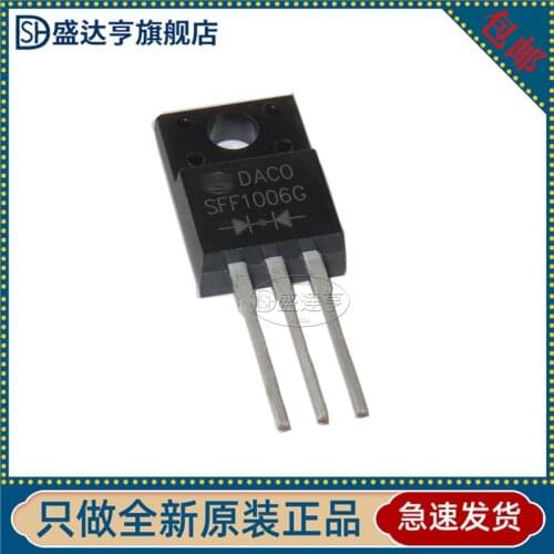 10Pcs/Lot SFF1006G MARKING:SFF1006G TO-220-3 Fast Recovery Diode 10A 400V