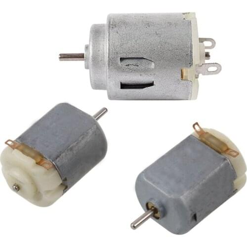 2Pcs Mini 2 Pin Magnetic Motor 19000RPM DC 3-6V for RC Model Aircraft & 1x DC 3V-6V 16500RPM Output Speed Micro-Motor