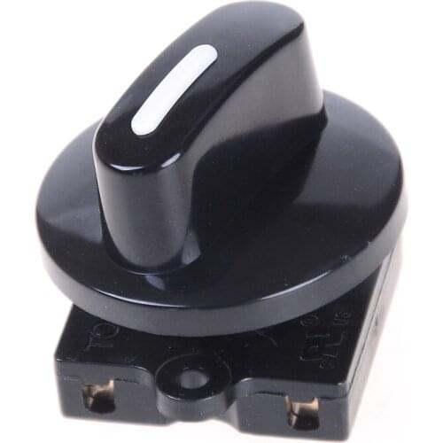 3 Way With Knob Switch Black 4 Position Selector Rotary Switch For Fan 13A 120VAC