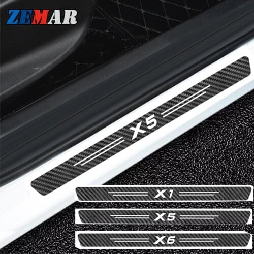 4PCS Waterproof Carbon Fiber Sticker Protective for BMW X5 E53 E70 F15 G05 X1 E84 F48 X3 E83 F25 G01 X4 F26 G02 X6 E71 F16 G06 M