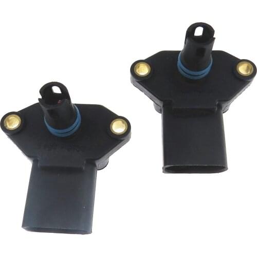 2Pcs 036906051 03D906051 036906051D New Intake Manifold Pressure MAP Sensor For VW Golf MK3 MK4 Vento Bora Polo 1.2 1.6 1.4 16V