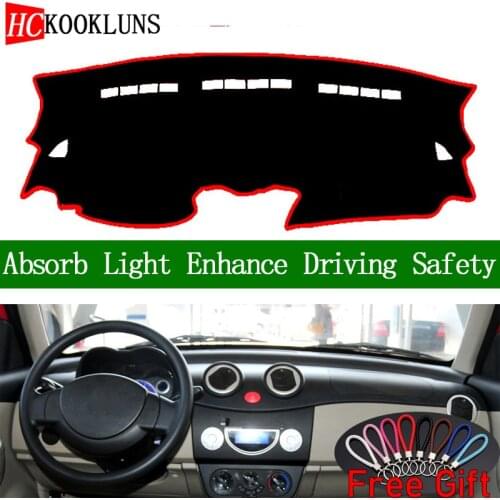 For lifan 320 2009 2010 2011 2012 Dashboard Cover Sun Shade Dash Mat Pad Carpet Car Stickers Interior Accessories