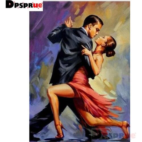 Dpsprue Diy 5d diamond painting Cross stitch Dance Diamond mosaic home decoration embroidery pattern handmade Friend gift DK08