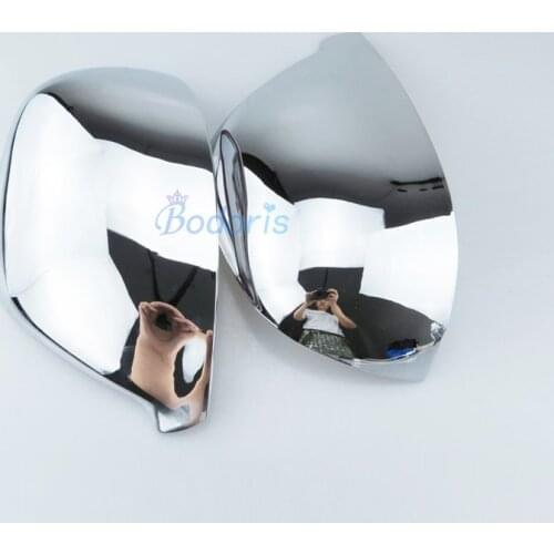 Chrome Car Styling Side Wing Mirror Cover Overlay Rearview Panel Trim 2014-2018 For Volkswagen VW Amarok Pick Up Accessories