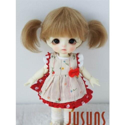 JD203 1/12 1/8 Fashion BJD mohair wigs for Size 3-4 inch 4-5 inch 5-6inch doll Cute doll hair Top doll accessories