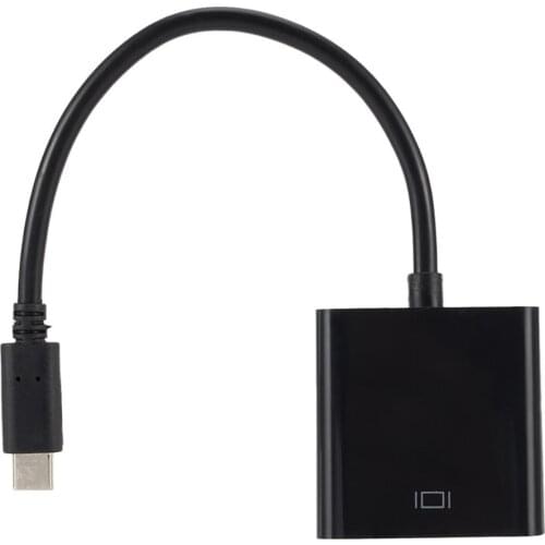 Type C to VGA Adapter Cable USB C USB 3.1 to VGA Adapter for Macbook