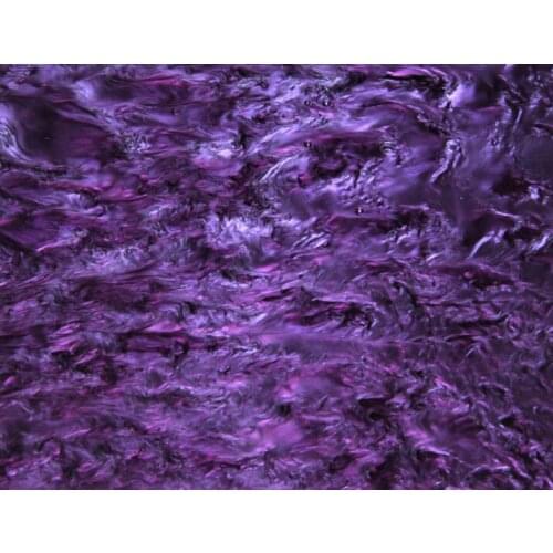 Acrylic/PMMA Pearlescent Ripple/Stream Sheets 3.0mm for Jewelries, Crafts, Art Works, Decoration - Violet (SW20)