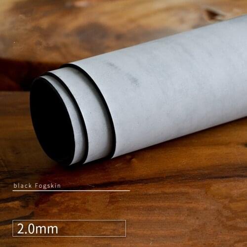 Vegetable tanned leather leather material handmade diy leather fog wax skin wipe wax skin head layer cowhide 1mm-2mm black