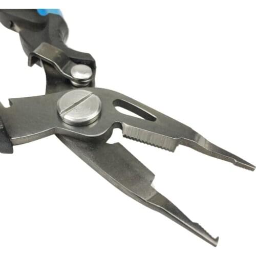 Multifunctional Fishing Scissors Lure Plier Titanium Plating Small Tip Open Loop Bait Tool Outdoor Tackle Gear