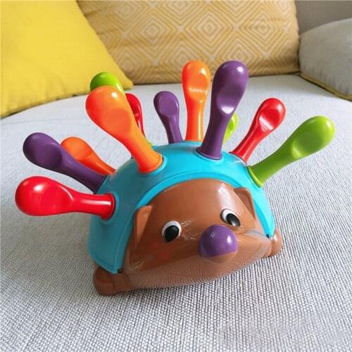New Learning Resources Spike The Fine Motor Hedgehog, Sensory, Fine Motor Toy, Toys for Toddlers, Ages 18 months