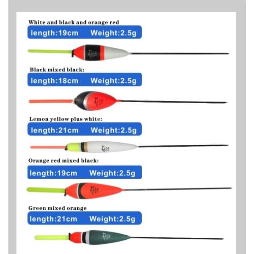 Topline Professional 19cm Floats for Fishing Accessories 10pc/set Vertical Buoy Sea Fly Fishing Float Lure With Attachment Pesca