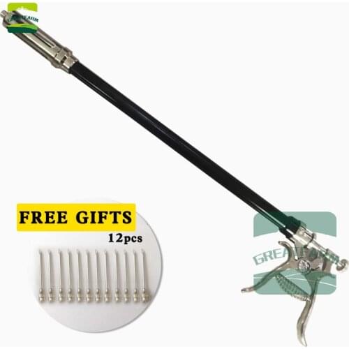 Veterinary Scientifical vaccine 30-50ML long arm farm device simple handle operation spring pig animal cow chicken horse vet
