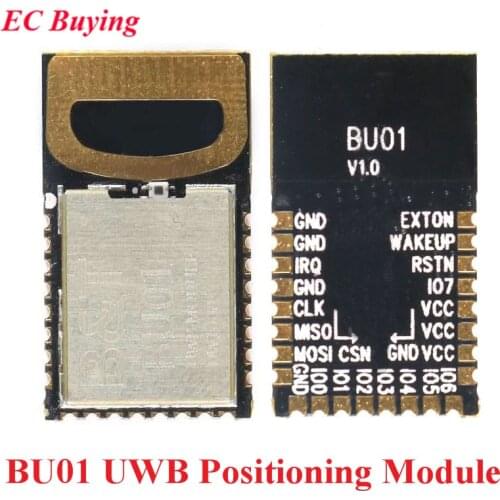 UWB Indoor Positioning Module BU01 Position DW1000 Ultra-wideband Short-range High-Precision Ranging 3.3V Onboard PCB Antenna