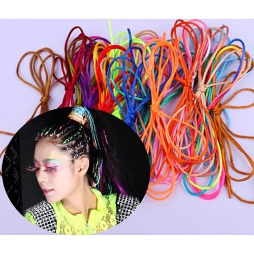 5pcs Women Girl Female Bohemia Knitting Braided Headband Hair Accessories Handmade Ribbon Woven Rope Braided Hair Headdres